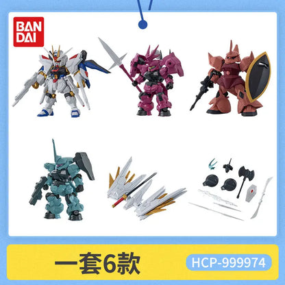 Bandai Gashapon Original Mobile Suit Ensemble (MSE) Gundam RX-78-2 Strike Hi-Nu Wing Astray ZZ Barbatos Assemble Model Kit
