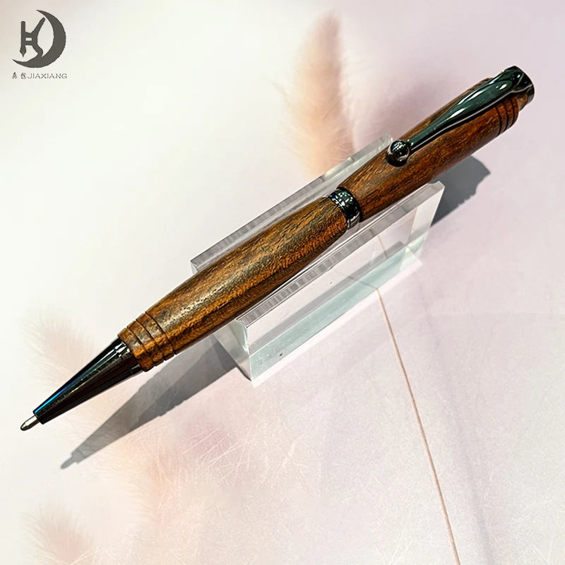 1 PCS 910 Luxury Vintage Slim Sour Wood Ballpoint Pen,Business Office Pen Gift Cool Nice Wooden Gel Pen for Men & Women