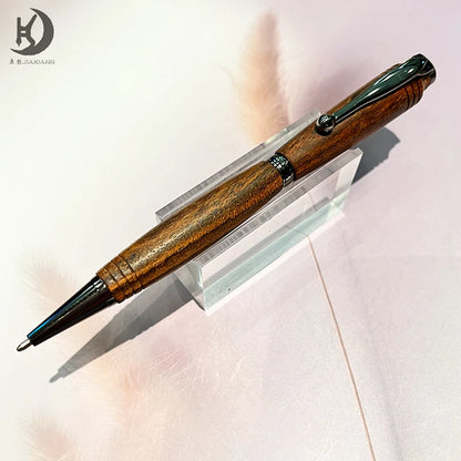 1 PCS 910 Luxury Vintage Slim Sour Wood Ballpoint Pen,Business Office Pen Gift Cool Nice Wooden Gel Pen for Men & Women