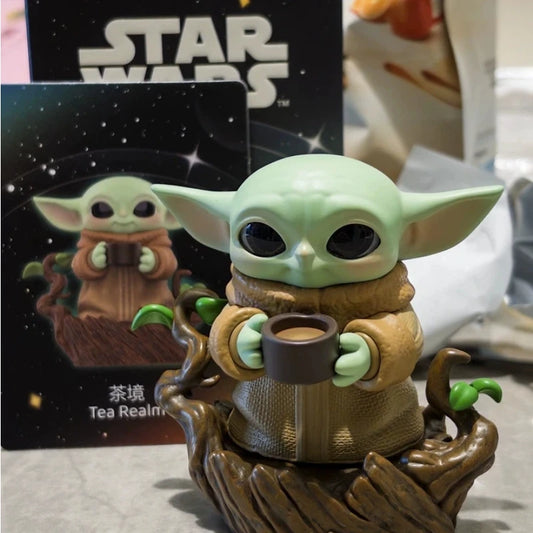 Authentic Popmart Star Wars Grogu Tiny But Mighty Series Figures Blind Box Trendy Toy Cute Desktop Ornament Surprise Gifts