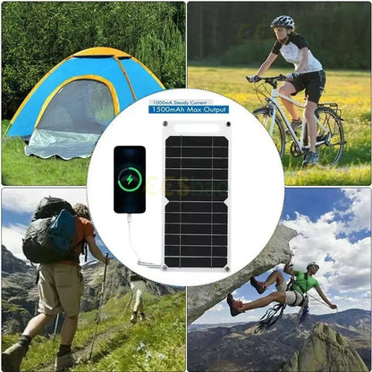 35W 5V USB Sunpower Portable Solar Panel Solar Plate Safe Stabilize Charger ForPower Bank Phone Outdoor Camping Home RV Gift