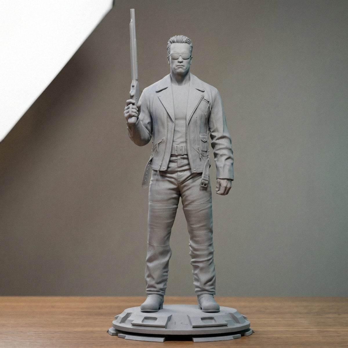 1/24 1/18 1/12 T-800 Unpainted Unassembled 3D Printing Model Garage Kits (Requires Painting and Assembly)