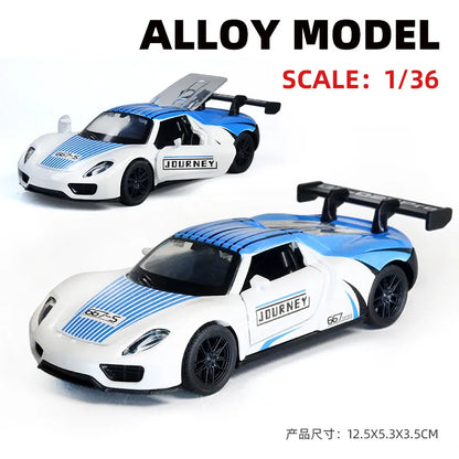 1:36 R34 MX5 RX7 AE86 Diecast Model Car Alloy Simulation Car Model for Display & Collection