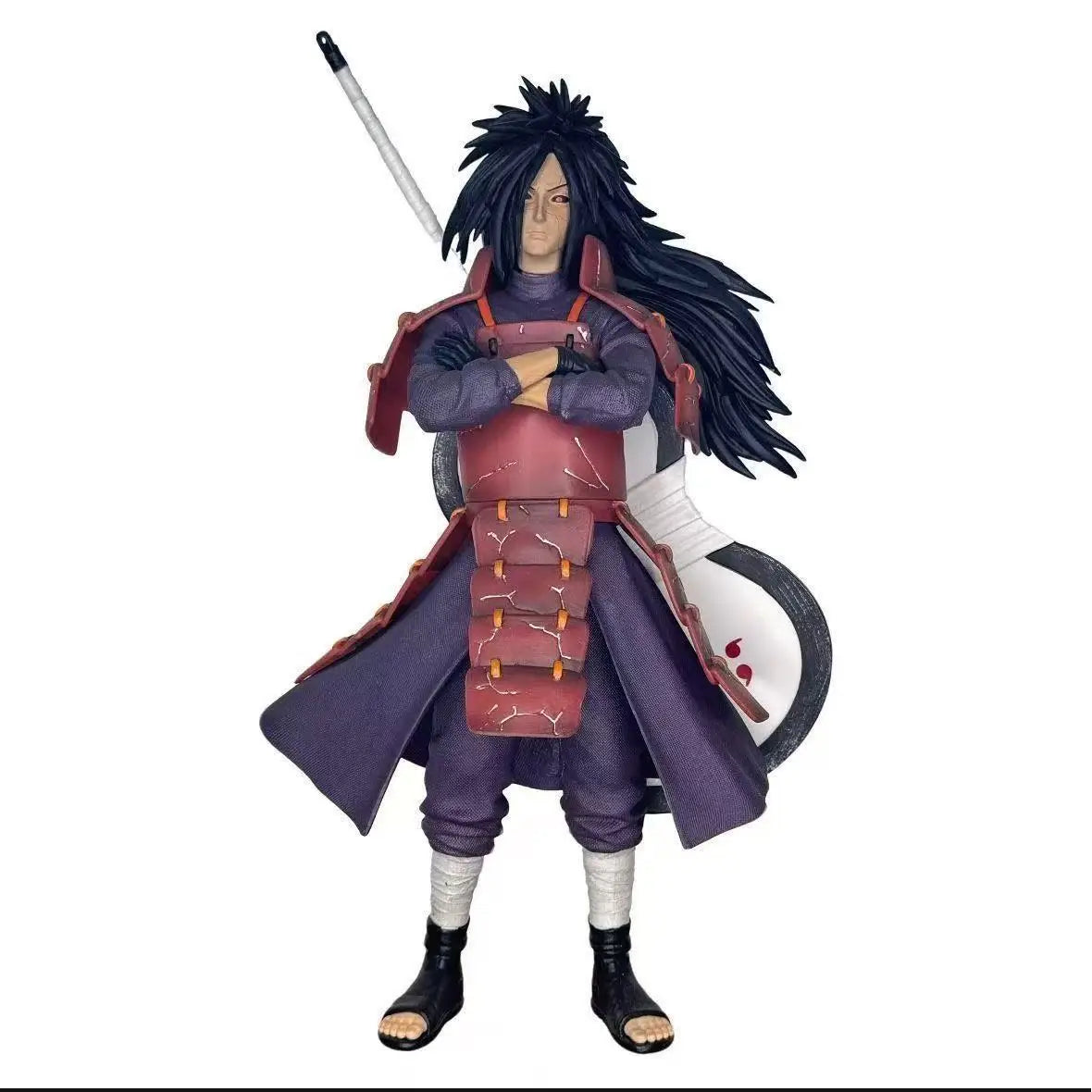 Uchiha Madara Peripheral figurine model table decoration, birthday gift, trendy toy scene decoration, car decoration