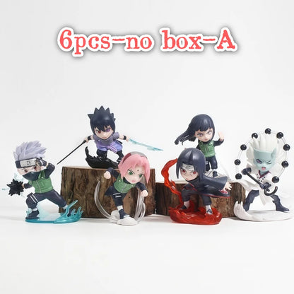 Anime Naruto Blind Box Model Figure 1-12 pcs NARUTO Ninkai Taisen Series Figurine PVC Desktop Collectible Toy Doll Birthday Gift