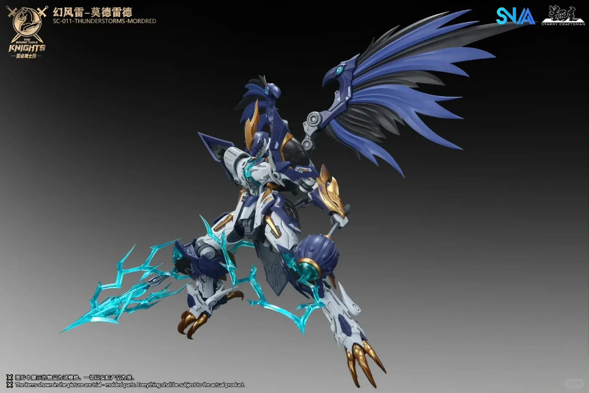 In Stock Thunderstorms Mordred The Round Table Knights SNAA SC-011 1/144 Plastic Assembly Model Kit Robot Figures Gifts