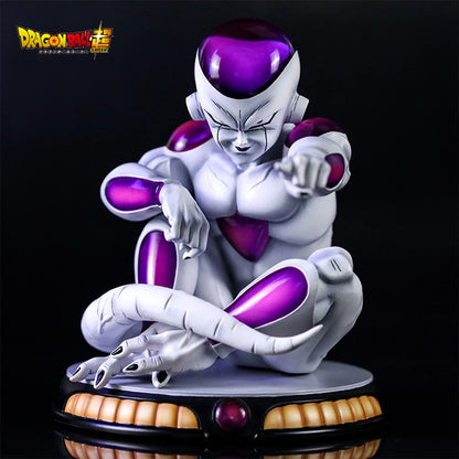 Hot Dragon Ball Z Anime Figures Frieza Sitting  PVC Action Figure Collection Statue Model Toy Gifts