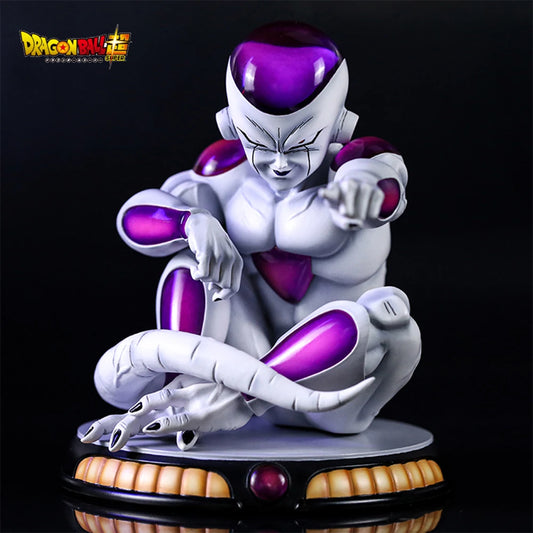 Hot Dragon Ball Z Anime Figures Frieza Sitting  PVC Action Figure Collection Statue Model Toy Gifts