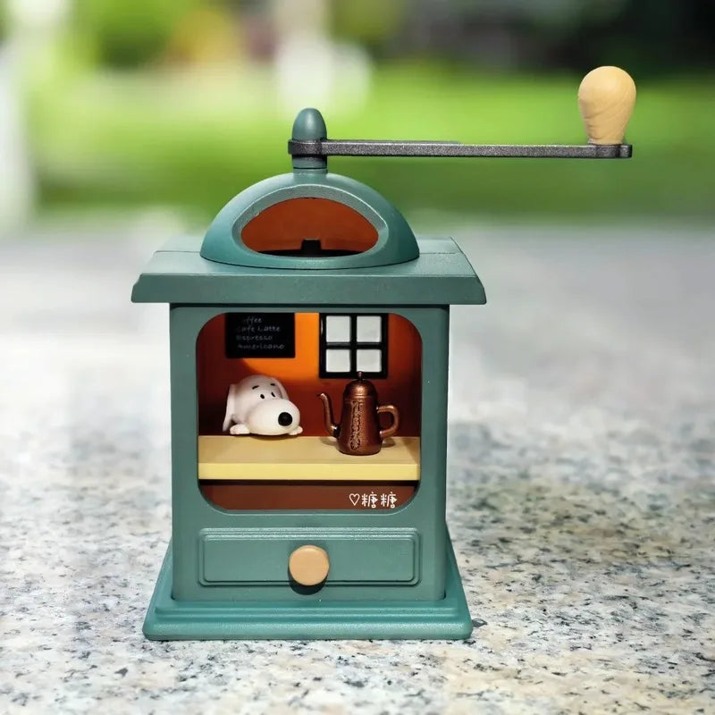 Re-Ment Snoopy Antique Diorama Collection Diorama Desktop Ornament Miniatures Models Original  Trendy Toys Gifts
