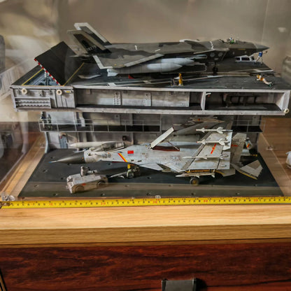 1/48 Aircraft Carrier Deck Assembly Model 56cm Richly Detailed 3D Printed Ship Static Model Kit Ship Toy Ornament Warship Model