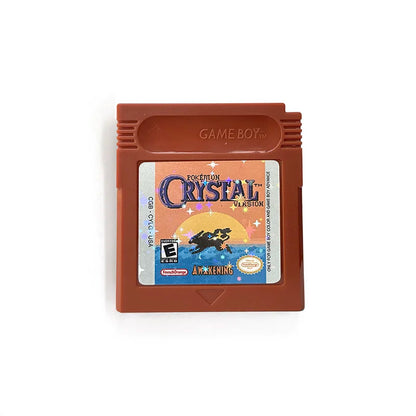 USA English Rom Hack Pokémon Brown 6.0.1.Console Card Game Cartridge for GBC