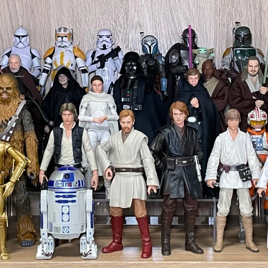 Hasbro Original Hot Sale Star Wars The Series 6inch Mace Windu Darth Vader Action Figure Model Collectible Toy For Children Gift