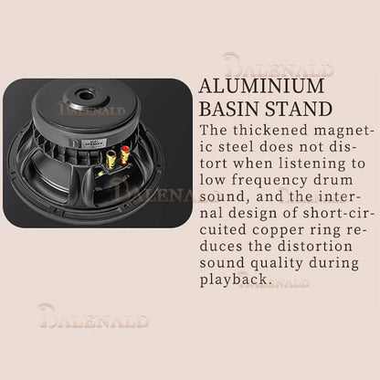 Balenald home theater speaker BD-23S wood veneer HIFI bookshelf speaker pneumatic tweeter silver speaker high fidelity passive a