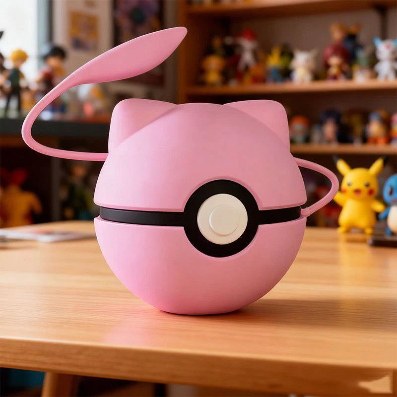 Pokemon Pokeball Figurine Pikachu Anime Character 3D Model Desktop Ornament Cartoon Collectible Decoration Perfect Gift for Fans