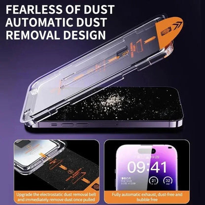 10PCS Privacy Screen Protector Dust Free Installation Protector for iPhone 15 14 13 12 11 16 17 Pro Max Anti-Spy Tempered Glass