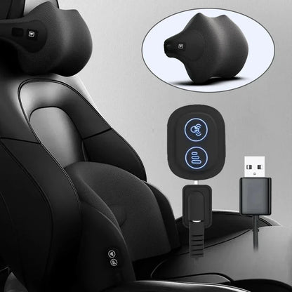 NEW Car Neck Cushion Lumbar Support Electric Men Massage Neck Car Neck Pillow Outdoor Car Accessories Home Car Massage Seat