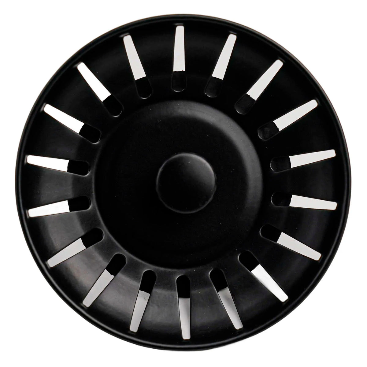 Kitchen Sink Strainer Stopper Stainless Steel Black Kitchen Basin Sink Strain Drainer Replacement Drain Waste Filter Floor Drain