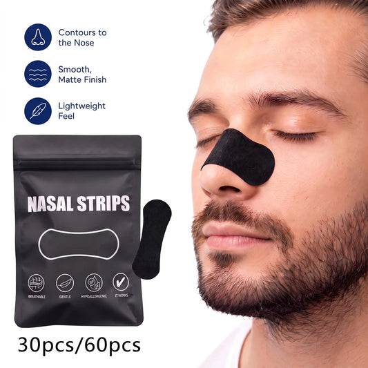 Nasal Strips for Snoring, Extra Strength Nose Strips Breathing, Nose Tape for Sports and Sleep, Anti Snoring Strips