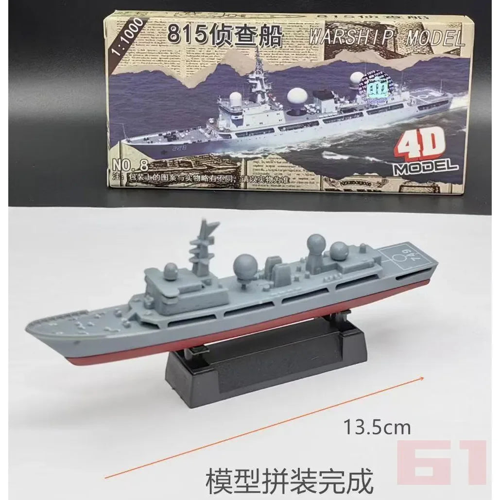 4D Assembled Ship Model Liaoning Battleship Modern Class Battleship Aircraft Carrier Model Military Warship Model Toy