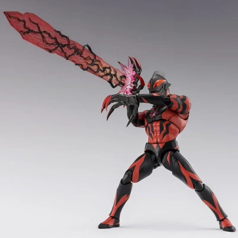 Bandai SHF Tamashii Limited Ultraman Zero & Kaiser Belial Articulated Figure Model Decor Collectible Desktop Ornament Gift