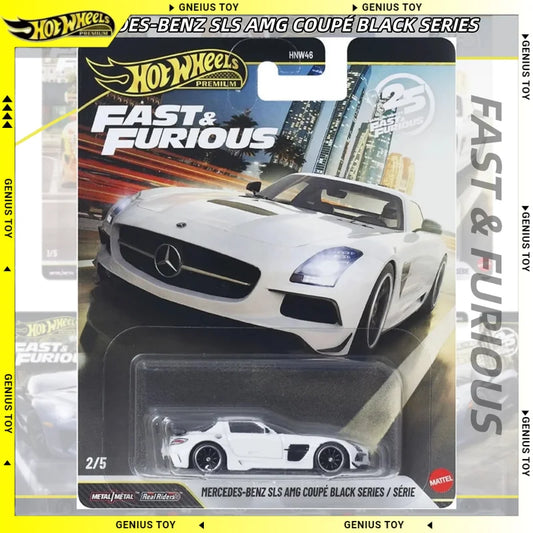 Hot Wheels Premium 2026 Fast & Furious 25th Anniv. MERCEDES-BENZ SLS AMG COUPÉ 1:64 Diecast Alloy Metal Body Car Model Collectib