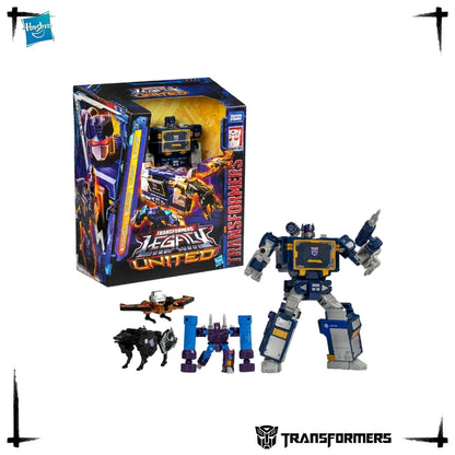 Anniversary Hasbro Transformers G1 Soundwave with 3 Cassettes Rumble Buzzsaw Ravage Transform Robot Action Figure Toy