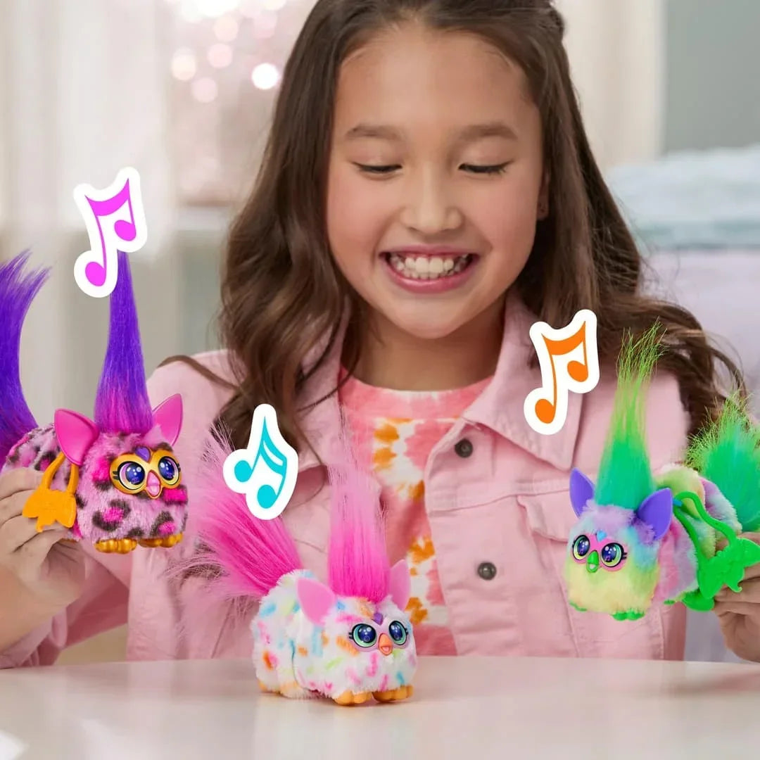 Hasbro Furby DJ Furblets Electronic Plush Toy Stuffed Pet Owl Interactive Smart Doll Christmas Birthday Gifts