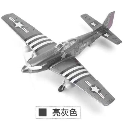 1/48 WWII Fighter Model Pirate Mustang Spitfire Hurricane BF109 4D Assemble Aircraft Plastic DIY Airplane Toy Building Kits