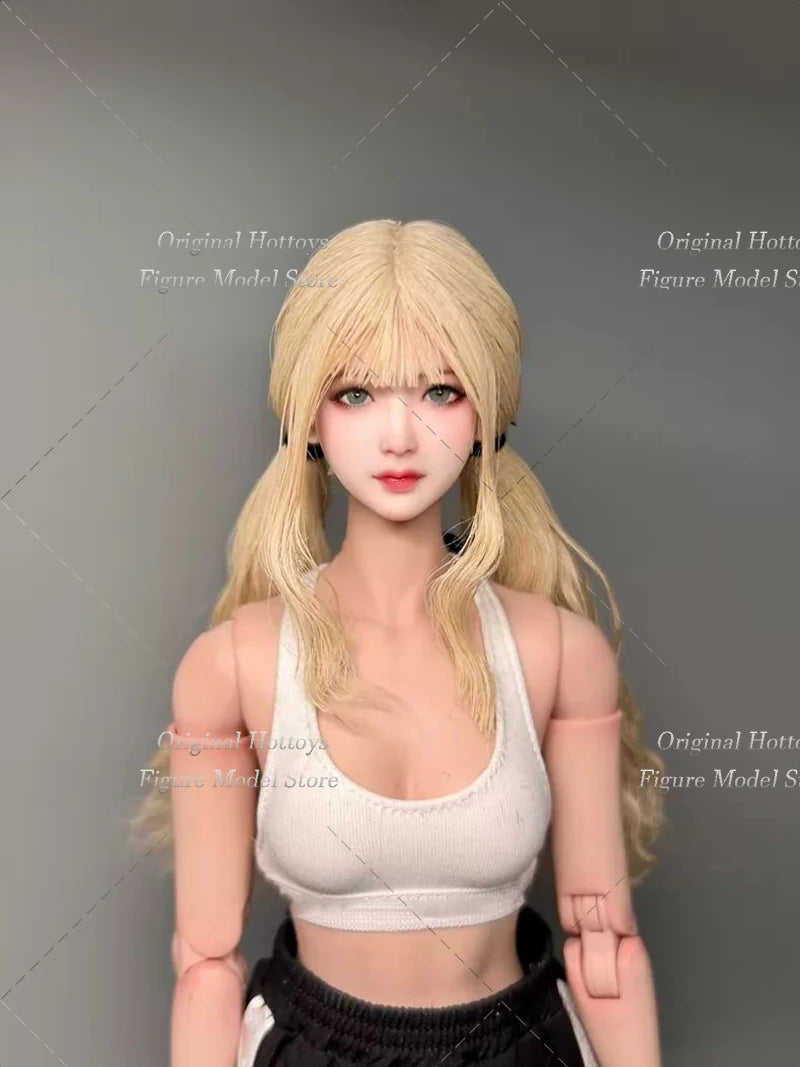 19 Style 1/6 Scale Female Soldier Scene Accessories Tang Li Head Cover Wigs Series For 12-inches Action Figure Doll Bald Head