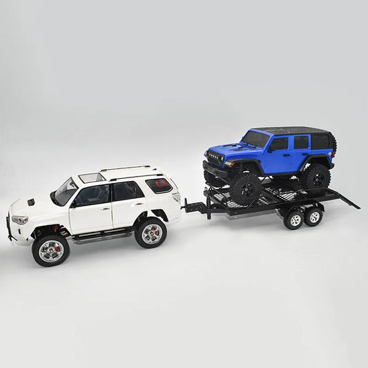 JJRC HG4 1/18 2.4G 4WD RC Car Rock Crawler LED Light Simulated Sound Off-Road Climbing Truck RTR Full Proportional Models Toys