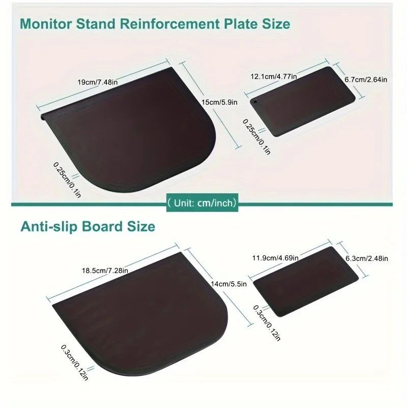Monitor Mount Reinforcement Plate Large Table Mounting Bracket For C Clamp
