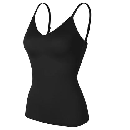 Women V-Neck Shapewear Camisole Tummy Control Shaping Tank Tops Slimming Underwear Seam-free Corset Compression Body Shapers