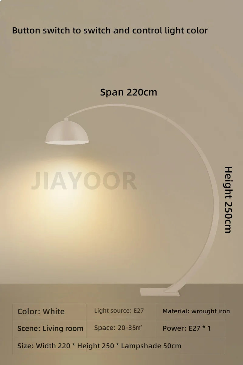Italian Floor Lamp Modern Living Room Sofa Side Standing Lights Creative Fishing Light LED Home Decoration Bedroom Bedside Light
