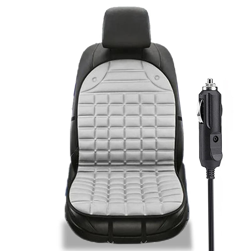 EAFC 12V Car Heating Cushion Heated Seat Pad Heater Winter Warmer Seat Winter seat Protector Auto Seat Cushion Pad Winter Mat