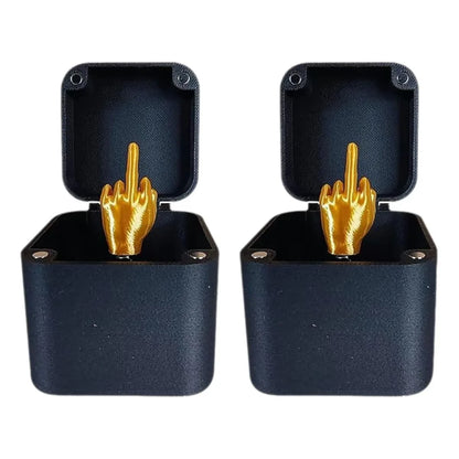 Interesting Prank Gift Middle Finger In Box Box Funny Creative Gifts Office Desk Decoration Home Decoration Gifts For Guests