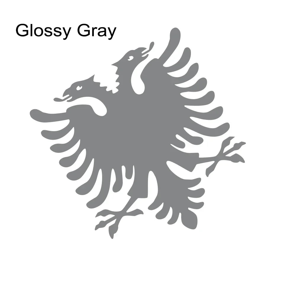 Albanian Double Headed Eagle Car Sticker Truck Bumper Car Rear Window Whole Body Waterproof Vinyl Decal Auto Decor Accessories
