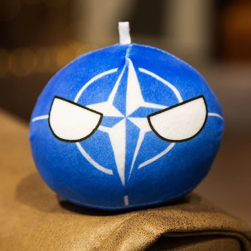 Country Ball Plush Toys 70 Styles 10cm Polandball Pendant Country Balls Countryball Stuffed Doll Xmas Birthday Gifts for Kids