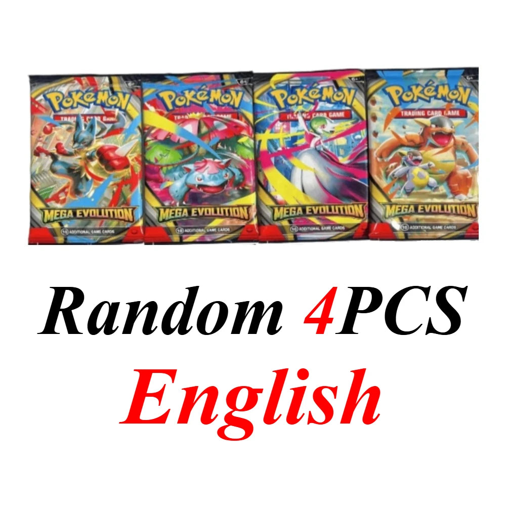 USA English Pokémon Card MEGA EVOLUTION Ascended Heroes Phantasmal Flames English Booster Battle Card Trading Game Card Gift Toy