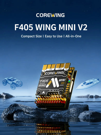 Speedybee F405 Wing APP FC F405 Wing MINI Flight Controller 2-6S LiPo for RC Fixed Wing Model Airplane Drone Flight Controller