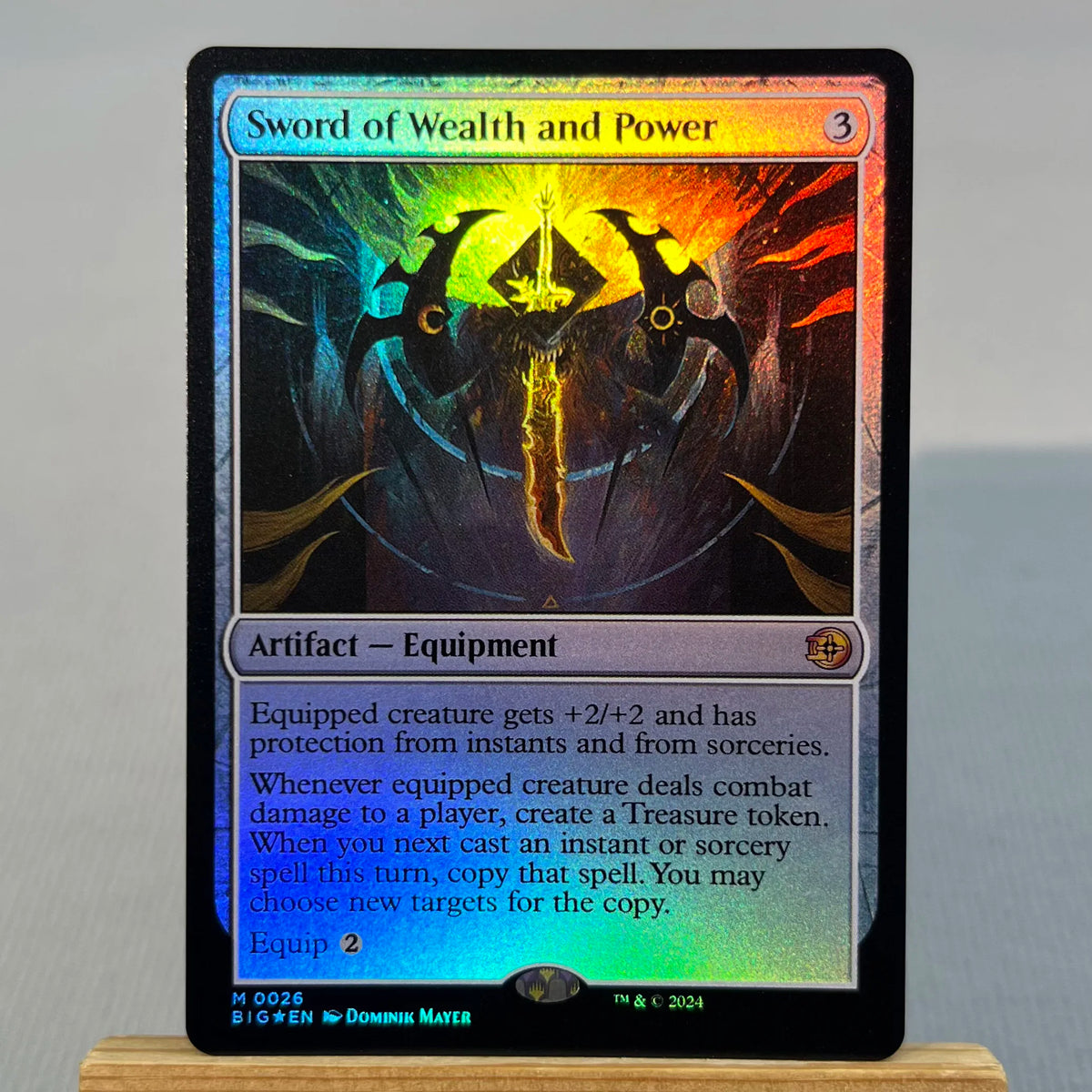 DMU 2XM MH2 BIG WOT LCI FOIL9/001 Tcg Proxy Cards Urza's Saga Rhystic Study Sheoldred, The Apocalypse