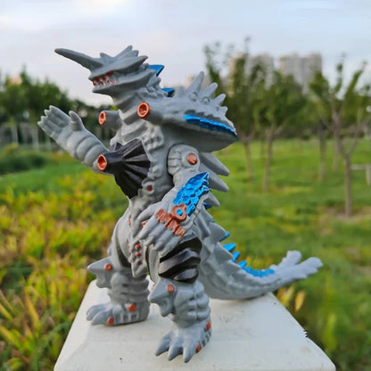 2022 New Anime Ultraman Monster Godzilla large Giga Khimaira Soft Glue DX King Galactron Action Figure Toy  Gifts