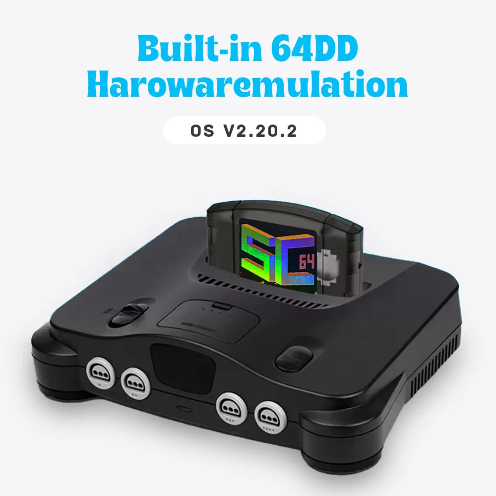 SC64 Open Source FlashCard N64 5000 in 1 Game Cartridge For Nintendo 64 Video Game Console Compatibility 64DD/SNES/GB Games