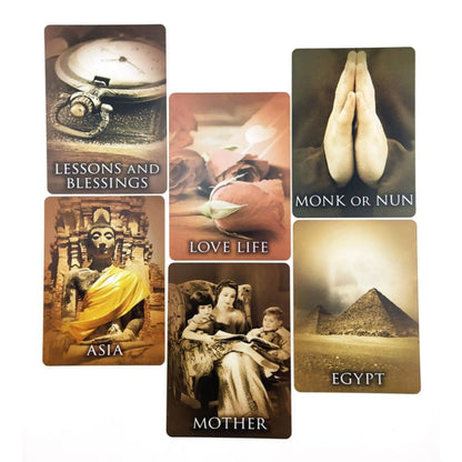 New Past Life Oracle Cards Full English Tarot Cards Board Games Cards Factory Made High Quality
