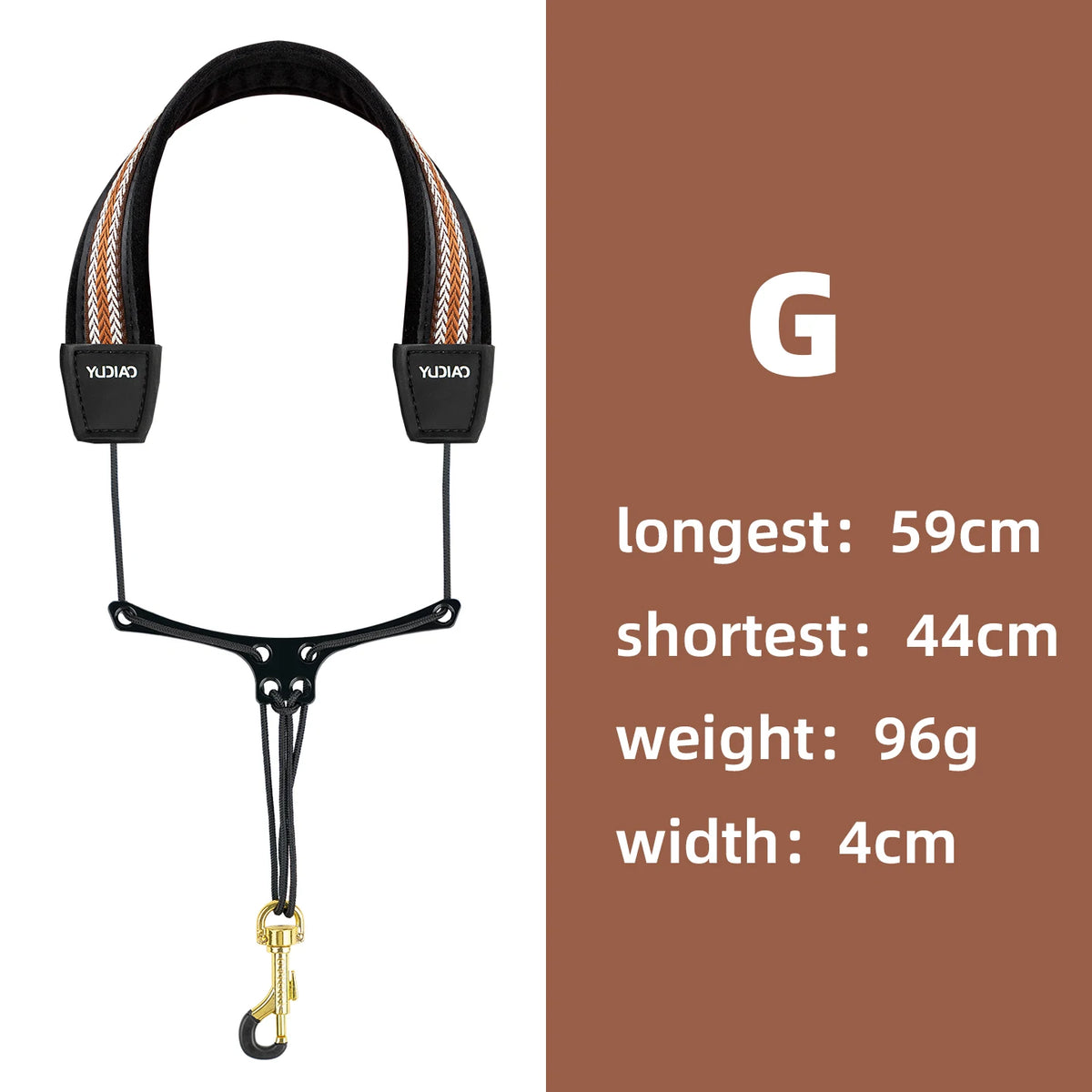 New Model Tenor Saxophone Neck Strap, Electric Wind Instrument Strap, Pressure-Reducing Strap for Adults and Children