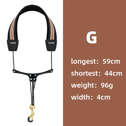 New Model Tenor Saxophone Neck Strap, Electric Wind Instrument Strap, Pressure-Reducing Strap for Adults and Children