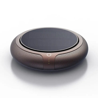 Solar Powered Car Air Purifier with Aromatherapy 3-Speed Regulation Three-Layer Filter System Odor & Formaldehyde Remover