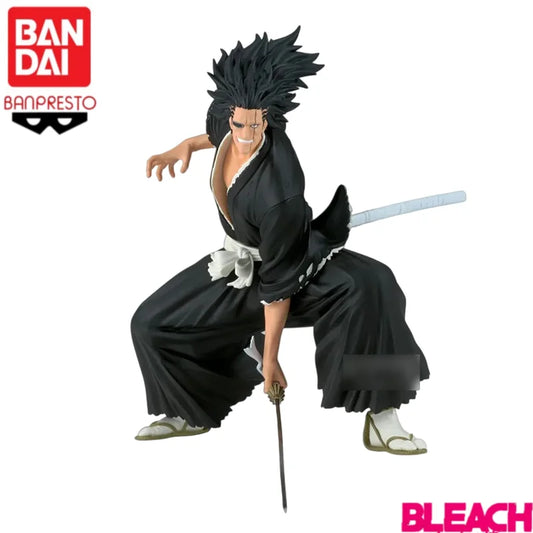 In Stock Bandai Banpresto Original Bleach Zaraki Kenpachi Animation Peripheralsmodel Toys Statue Garage Collectible Ornaments