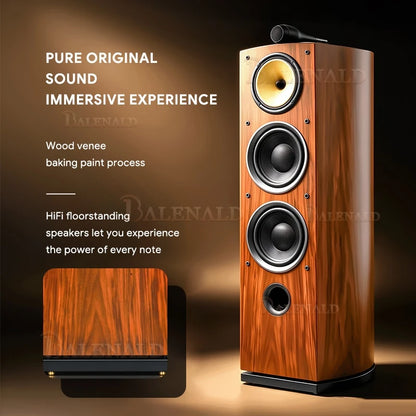 Balenald home theater system Nautilus Audio 801 dual 8-inch bass fever HiFi three-way floor-standing passive speakers
