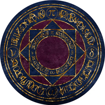 New Chinese Style Round Carpets for Living Room Home Decor Anti-Slip Floor Mat Bedroom Bedside Rug Art Studio Large Area Carpet