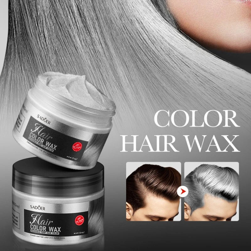 Men Hair Pomade Wax 48 Hour Restoring Pomade Wax Natural Strong Hold Styling Hair Wax Original Hair Clay Pomades Waxes